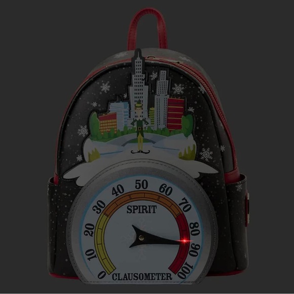 Loungefly Elf Clausometer Mini Backpack - Picture 4 of 6